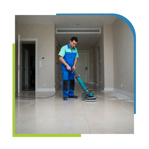 Polimento de piso de porcelanato para apartamento
